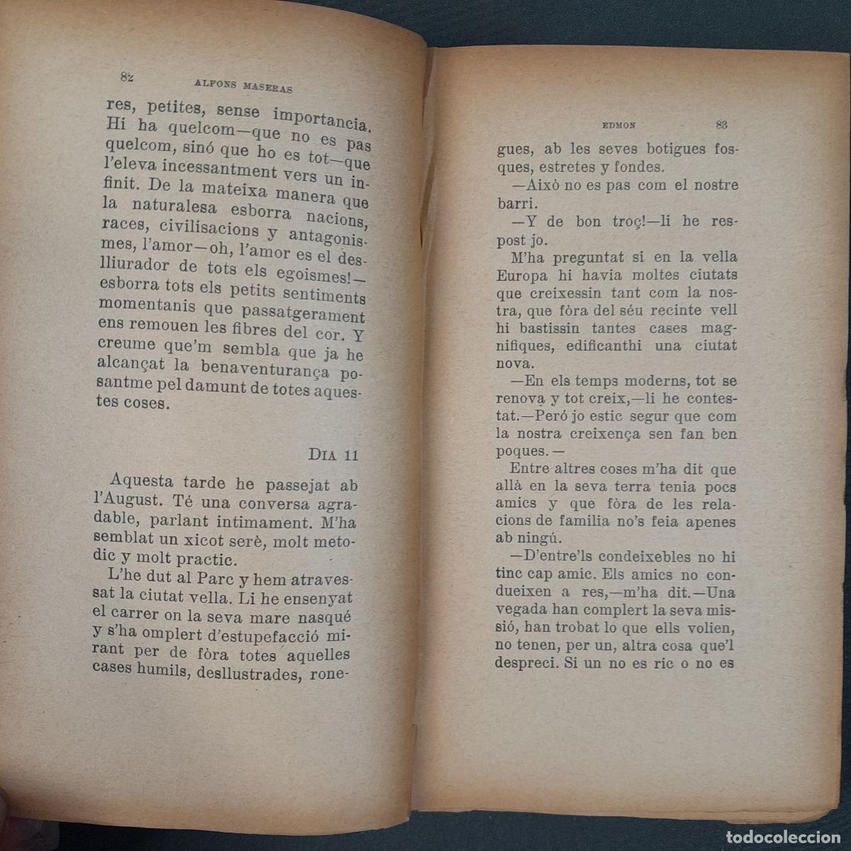 Libros de segunda mano: L-291. EDMON. ALFONS MASERAS. BARCELONA, E. DOMENECH, 1908. - Foto 3
