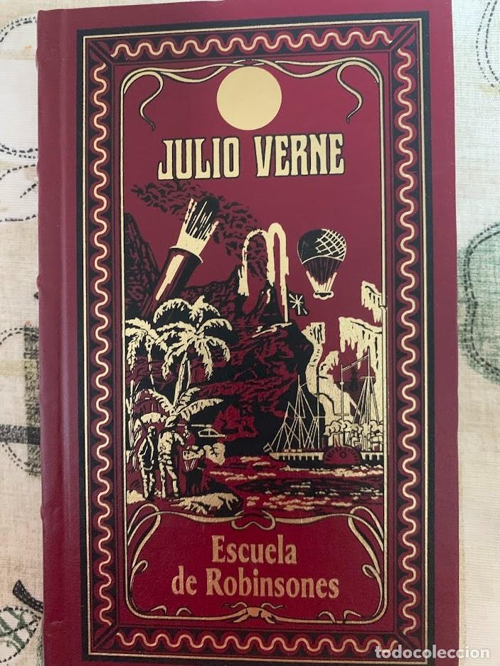 Libros de segunda mano: Escuela de robinsones, de Julio Verne - Foto 1