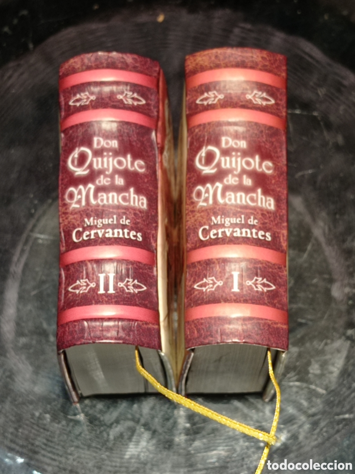 Libros de segunda mano: 2 TOMOS DON QUIJOTE DE LA MANCHA. LOS LIBROS M&Aacute;S PEQUE&Ntilde;OS DEL MUNDO. 1&ordf;ED PER&Uacute; 2006. ALBERTO BRICE&Ntilde;A