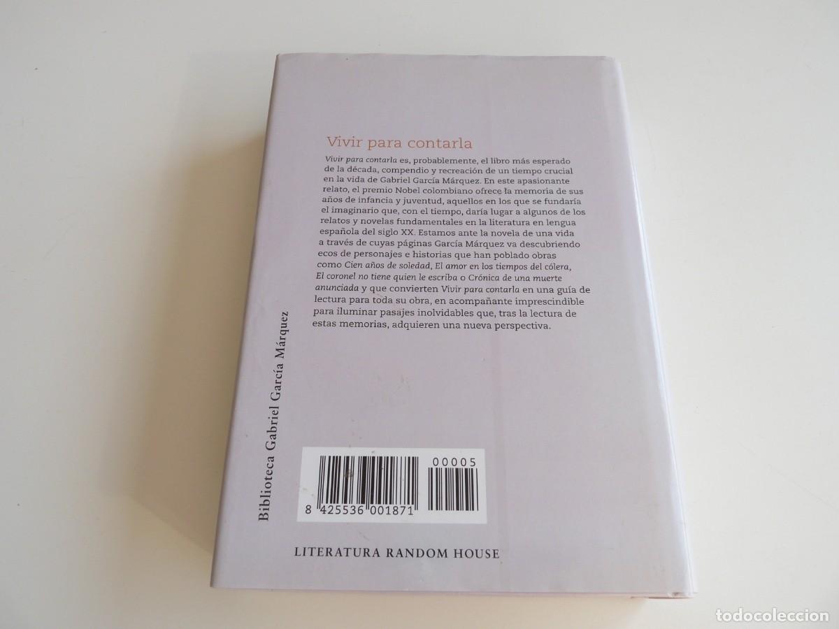 Libros de segunda mano: Vivir para contarla Gabriel Garc&iacute;a M&aacute;rquez Ref: 2-63 - Foto 8