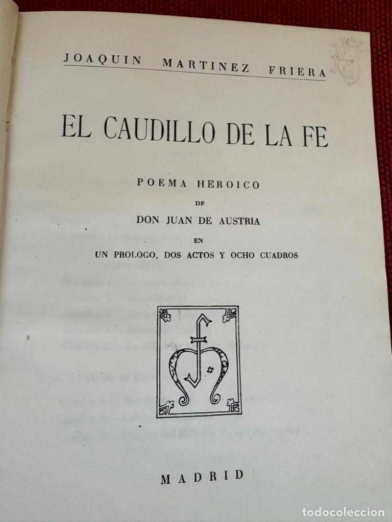 Libros de segunda mano: El caudillo de la f&eacute;, de Joaquin Martinez Friera - Foto 1