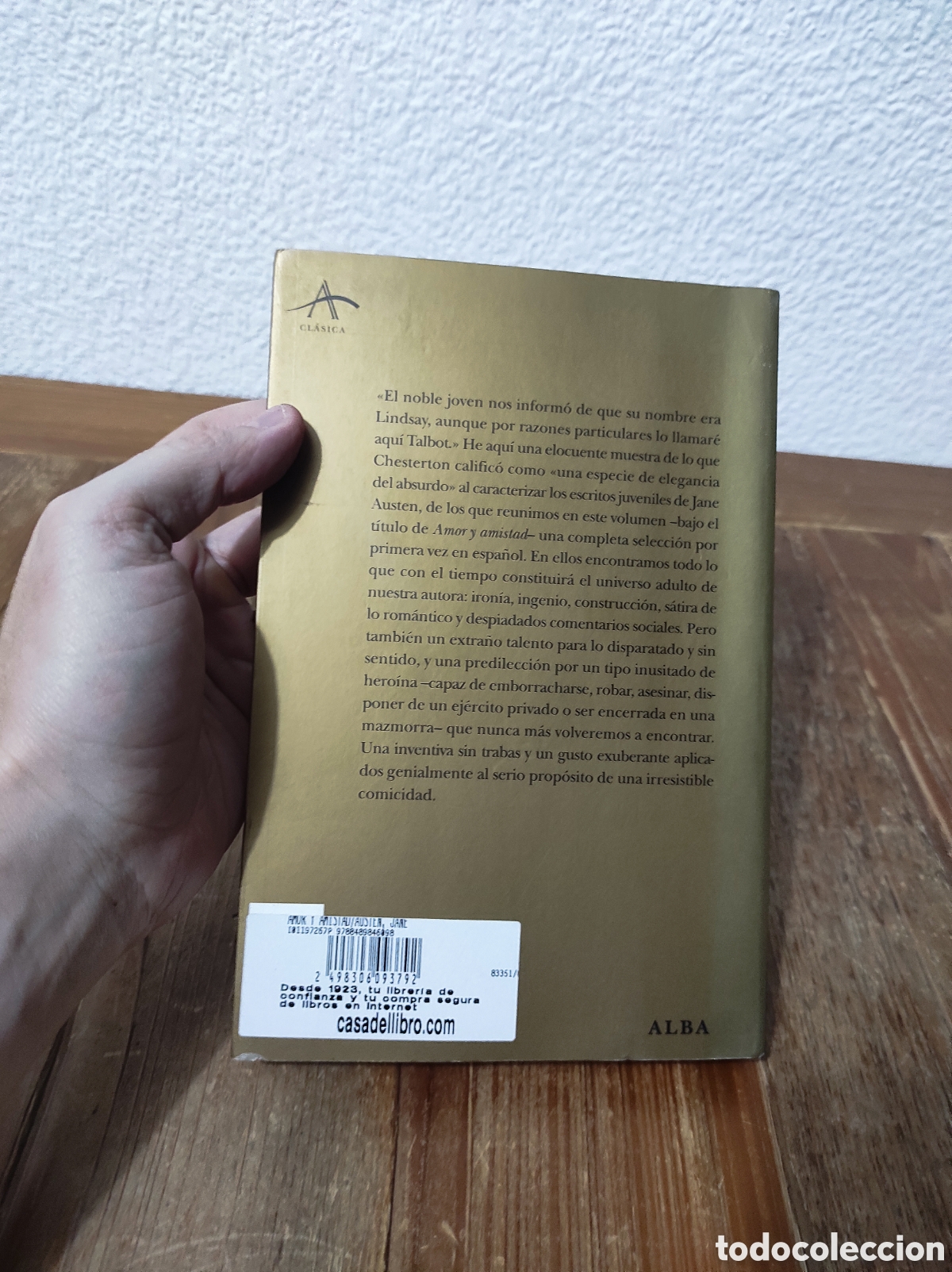 Libros de segunda mano: Amor y amistad. Jane Austen. Alba Clasica - Foto 3