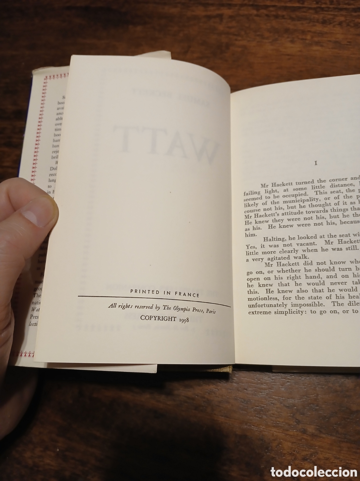 Libros de segunda mano: Watt, Samuel Beckett (first edition) - Foto 6