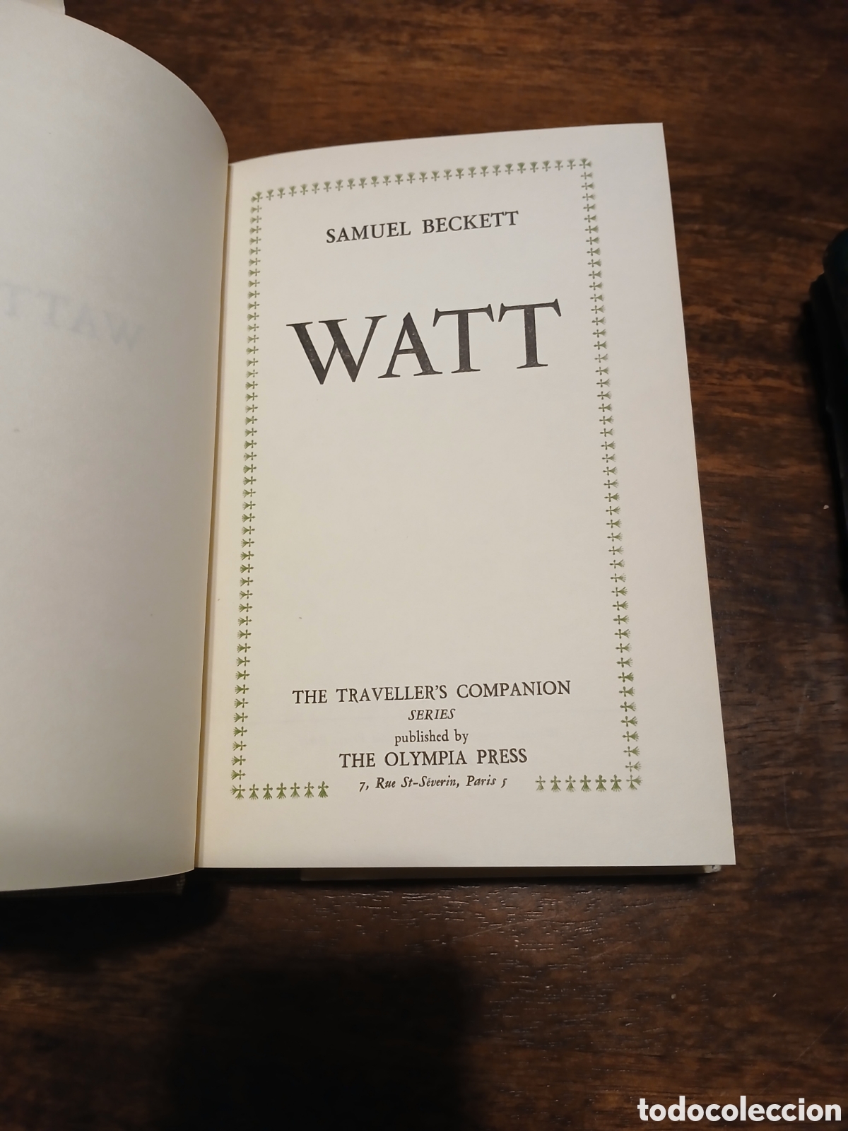 Libros de segunda mano: Watt, Samuel Beckett (first edition) - Foto 7