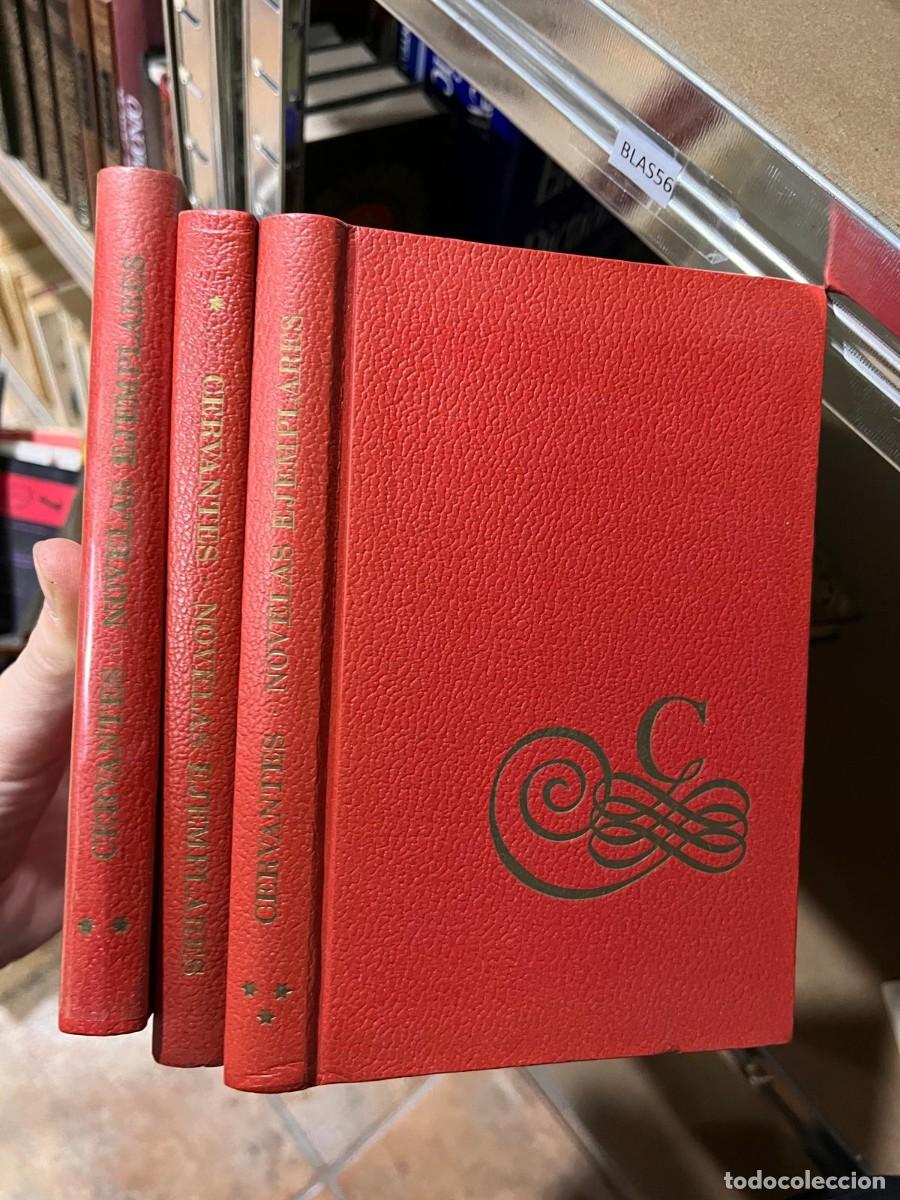 Libros de segunda mano: BLAS56 CERVANTES, NOVELAS EJEMPLARES, TRES TOMOS - Foto 1