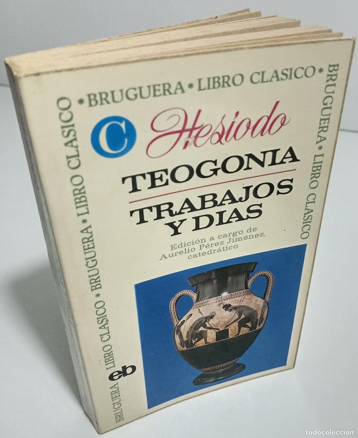 Libros de segunda mano: Teogonia/Trabajos y dias - Hesiodo - Foto 2