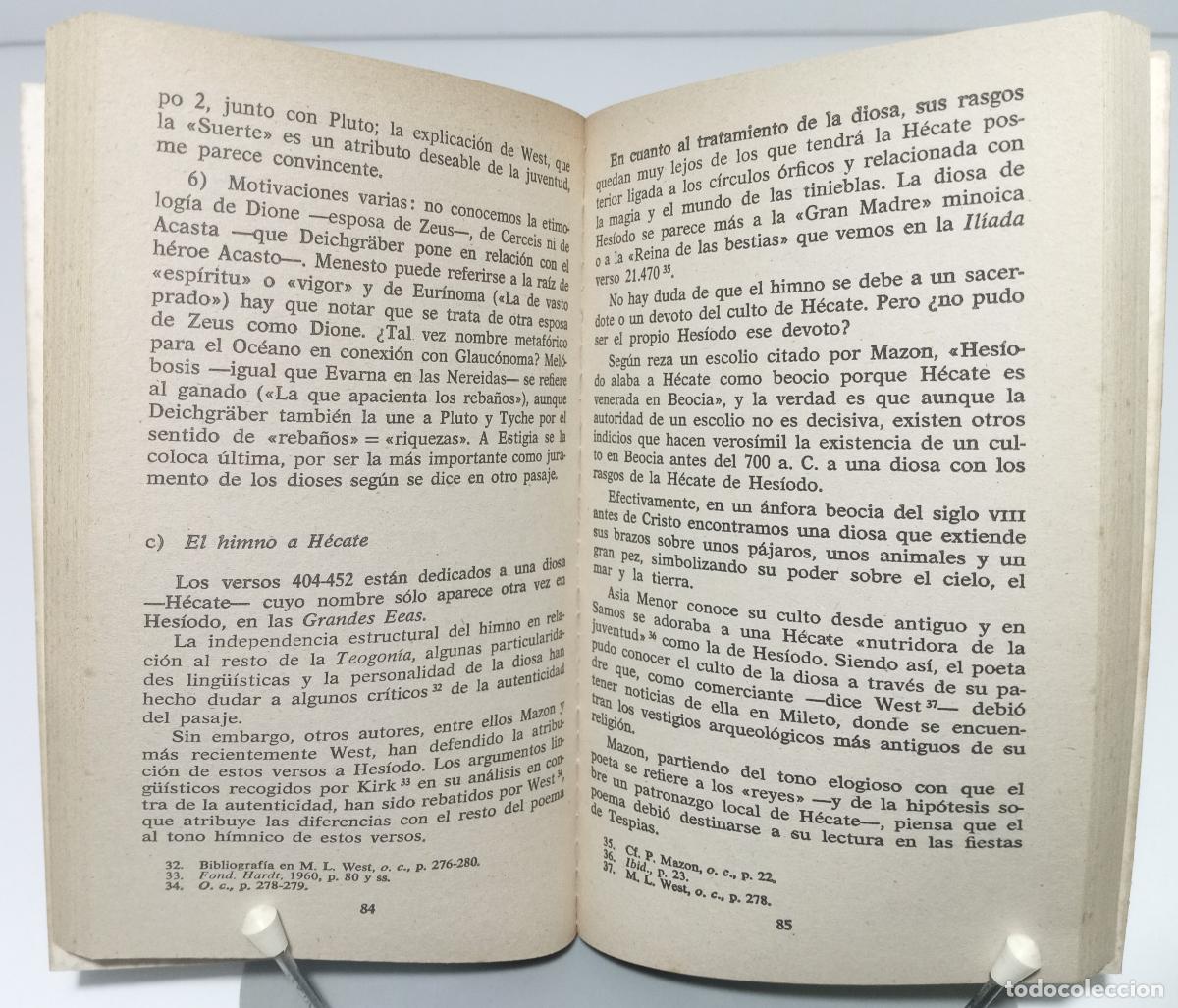 Libros de segunda mano: Teogonia/Trabajos y dias - Hesiodo - Foto 3