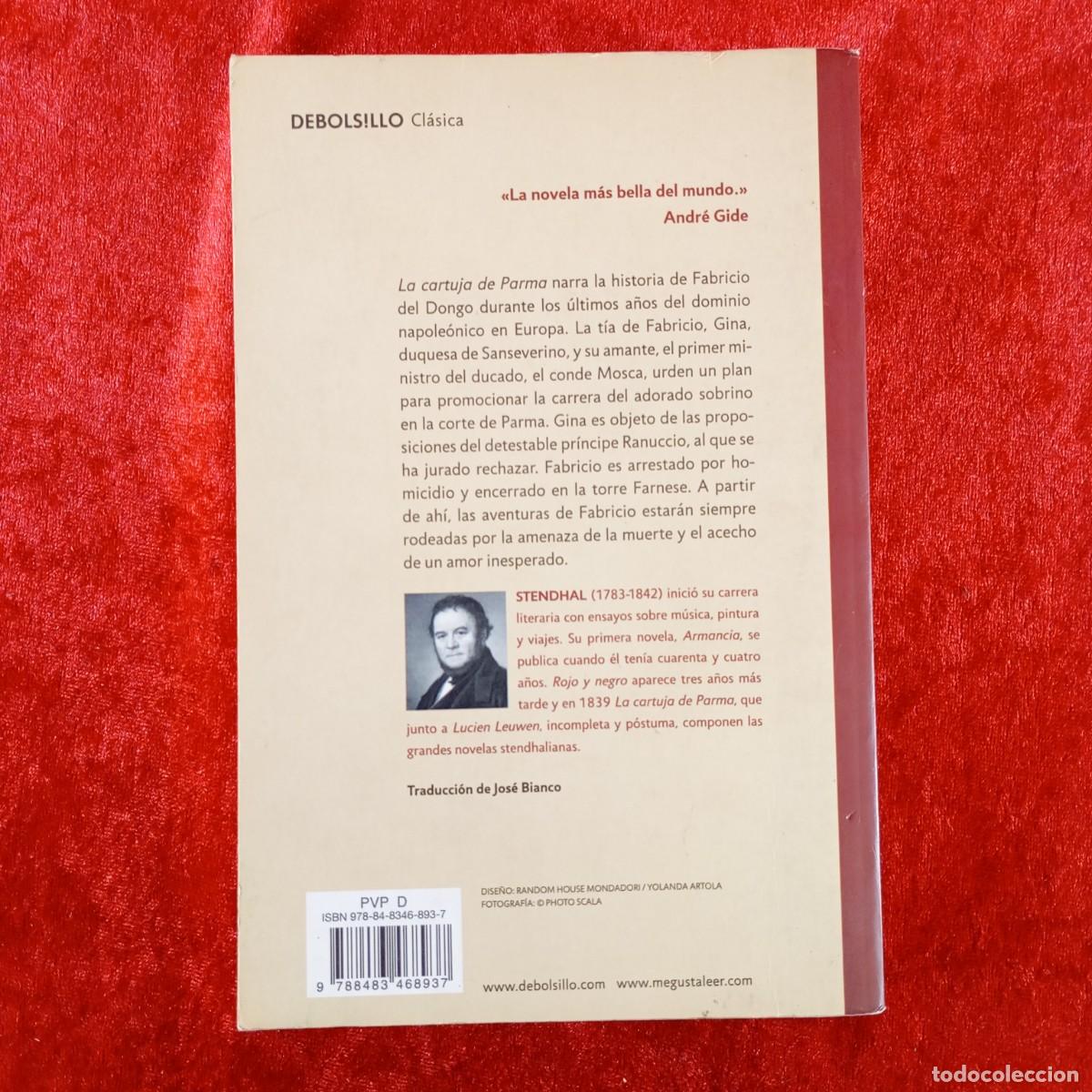 Libros de segunda mano: LA CARTUJA DE PARMA - STENDHAL - DEBOLSILLO - 2010 / 8795 - Foto 2