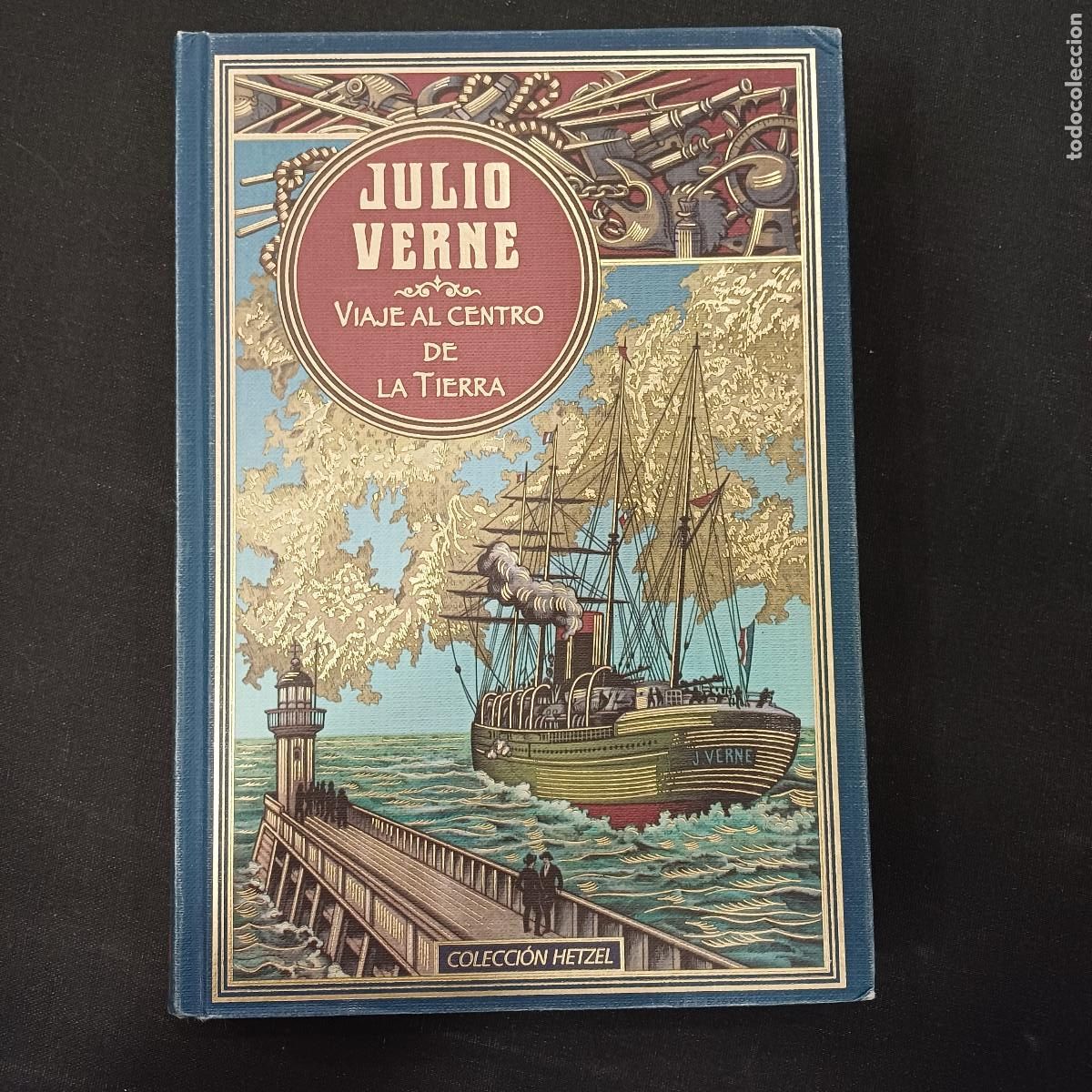 Libros de segunda mano: JULIO VERNE/VIAJE AL CENTRO DE LA TIERRA/COLECCION HETZEL. - Foto 1
