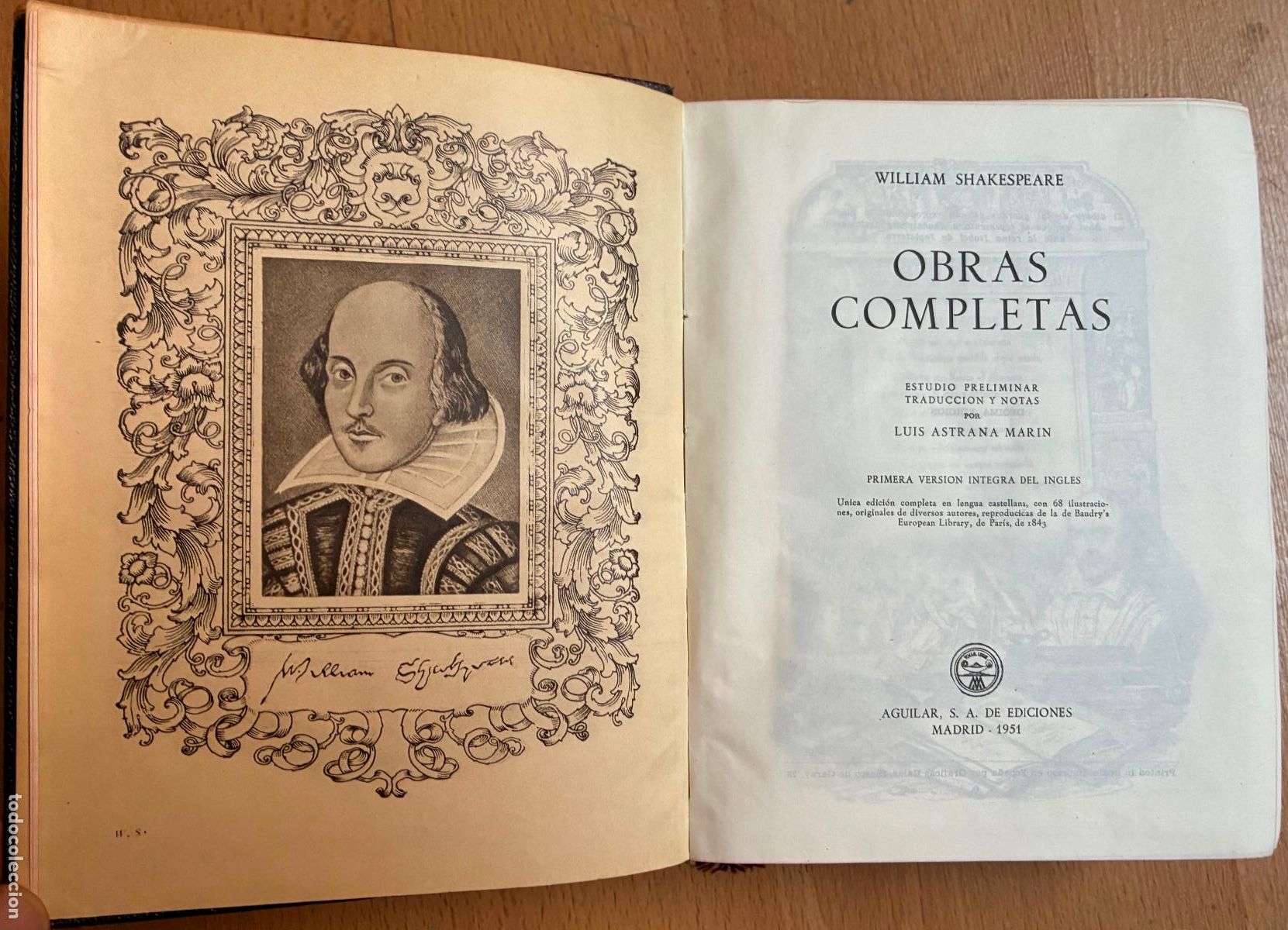 Libros de segunda mano: OBRAS COMPLETAS WILLIAM SHAKESPEARE, AGUILAR, 1951 - Foto 7