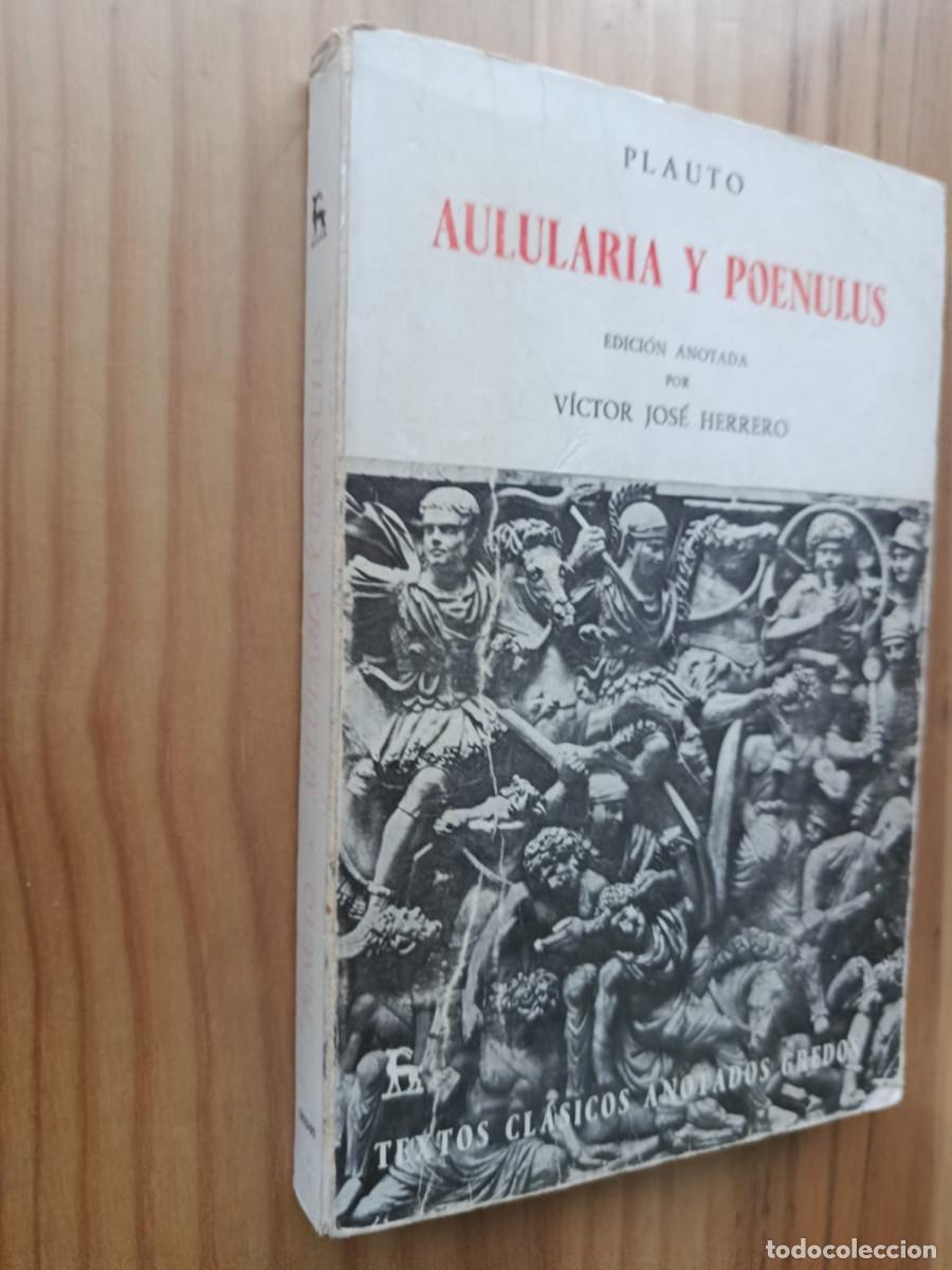 Libros de segunda mano: AULULARIA Y POENULUS - PLAUTO - Foto 1