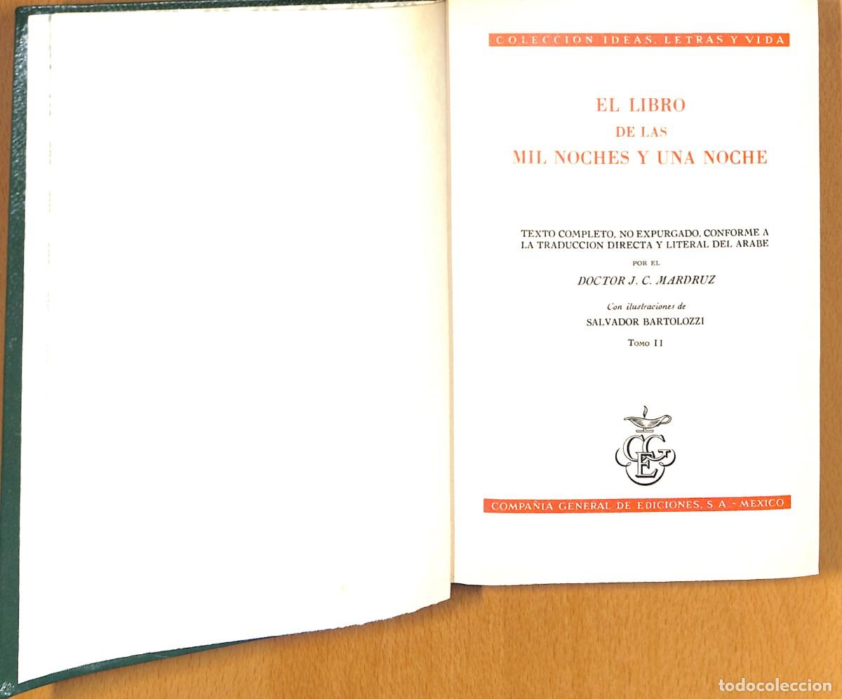 Libros de segunda mano: 3 TOMOS .EL LIBRO DE LAS MIL NOCHES Y UNA NOCHE - Foto 3