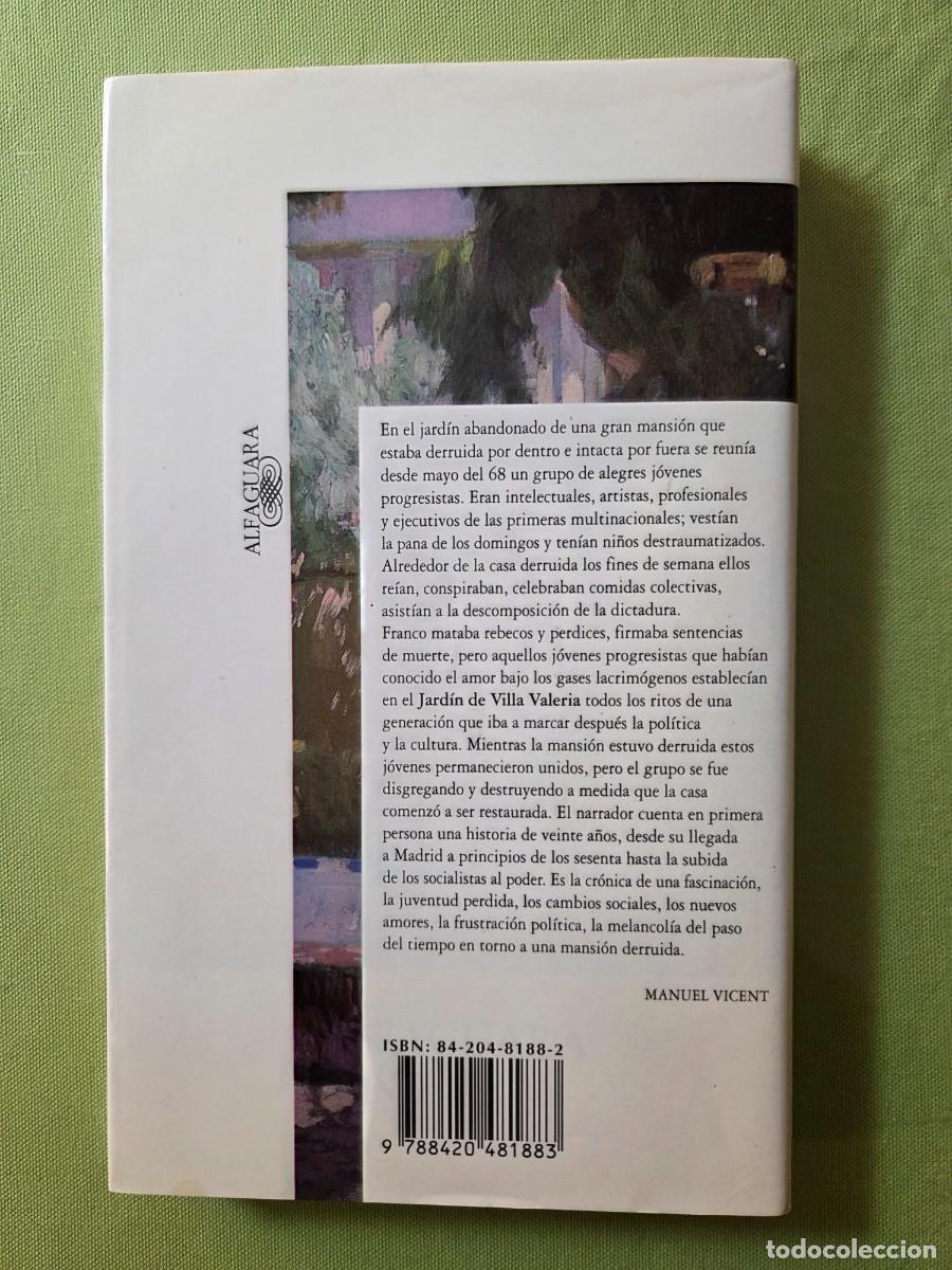 Libros de segunda mano: Jardin de Villa Valeria - Manuel Vicent - Foto 2