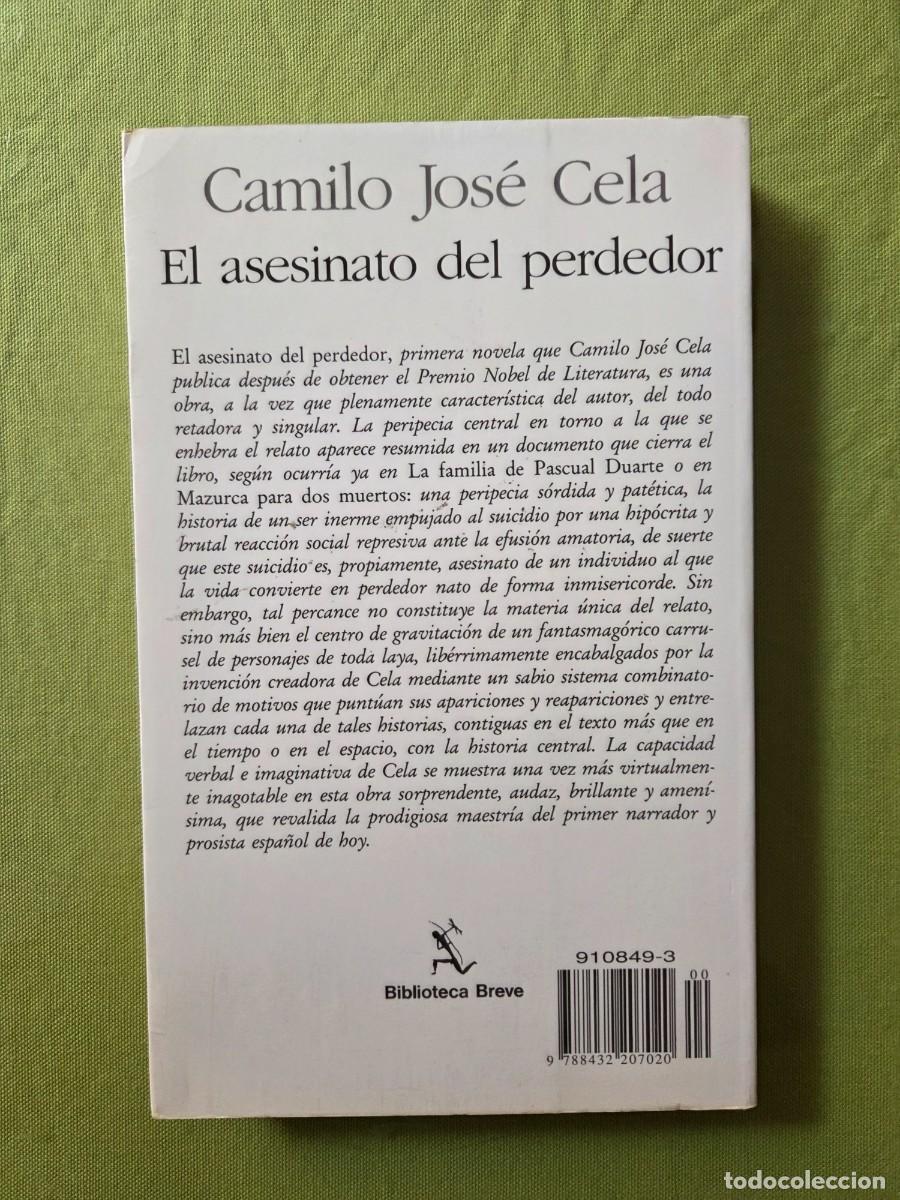 Libros de segunda mano: EL ASESINATO DEL PERDEDOR - CAMILO JOSE CELA - Foto 2