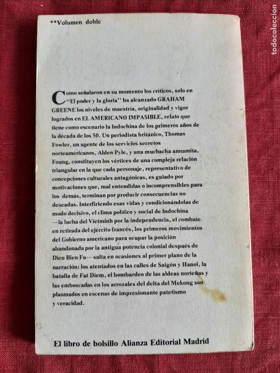 Libros de segunda mano: El americano impasible - Greene, Graham - Foto 2