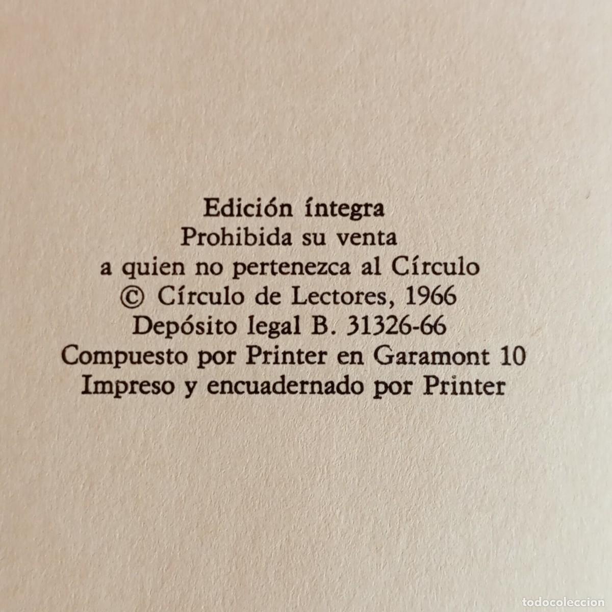 Libros de segunda mano: LAZARILLO DE TORMES - AN&Oacute;NIMO - C&Iacute;RCULO DE LECTORES - 1966 / 9566 - Foto 4