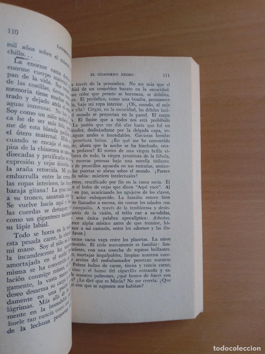 Libros de segunda mano: El cuaderno negro, de Lawrence Durrell - Foto 3