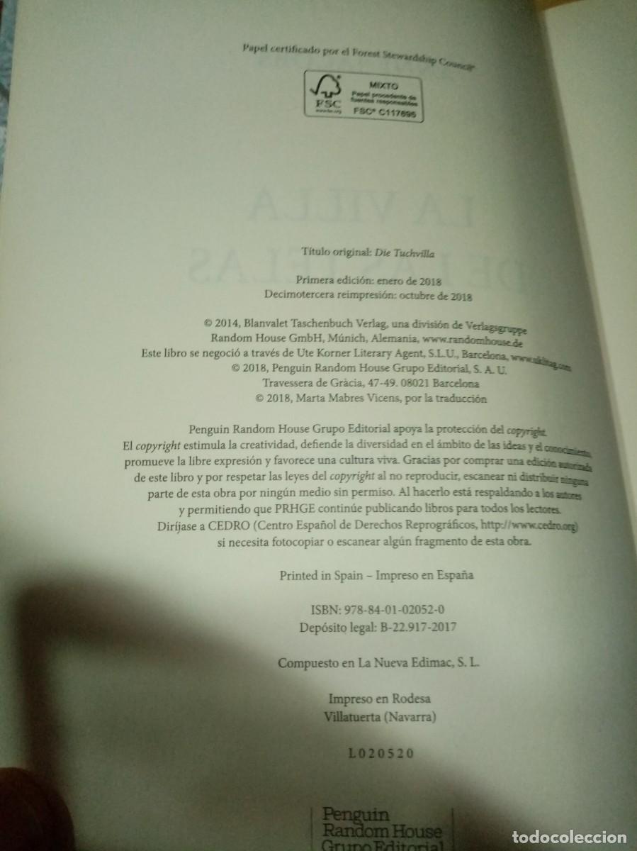 Libros de segunda mano: LA VILLA DE LAS TELAS. ANNE JACOBS PRIMERA EDICION. EST3B5 - Foto 2