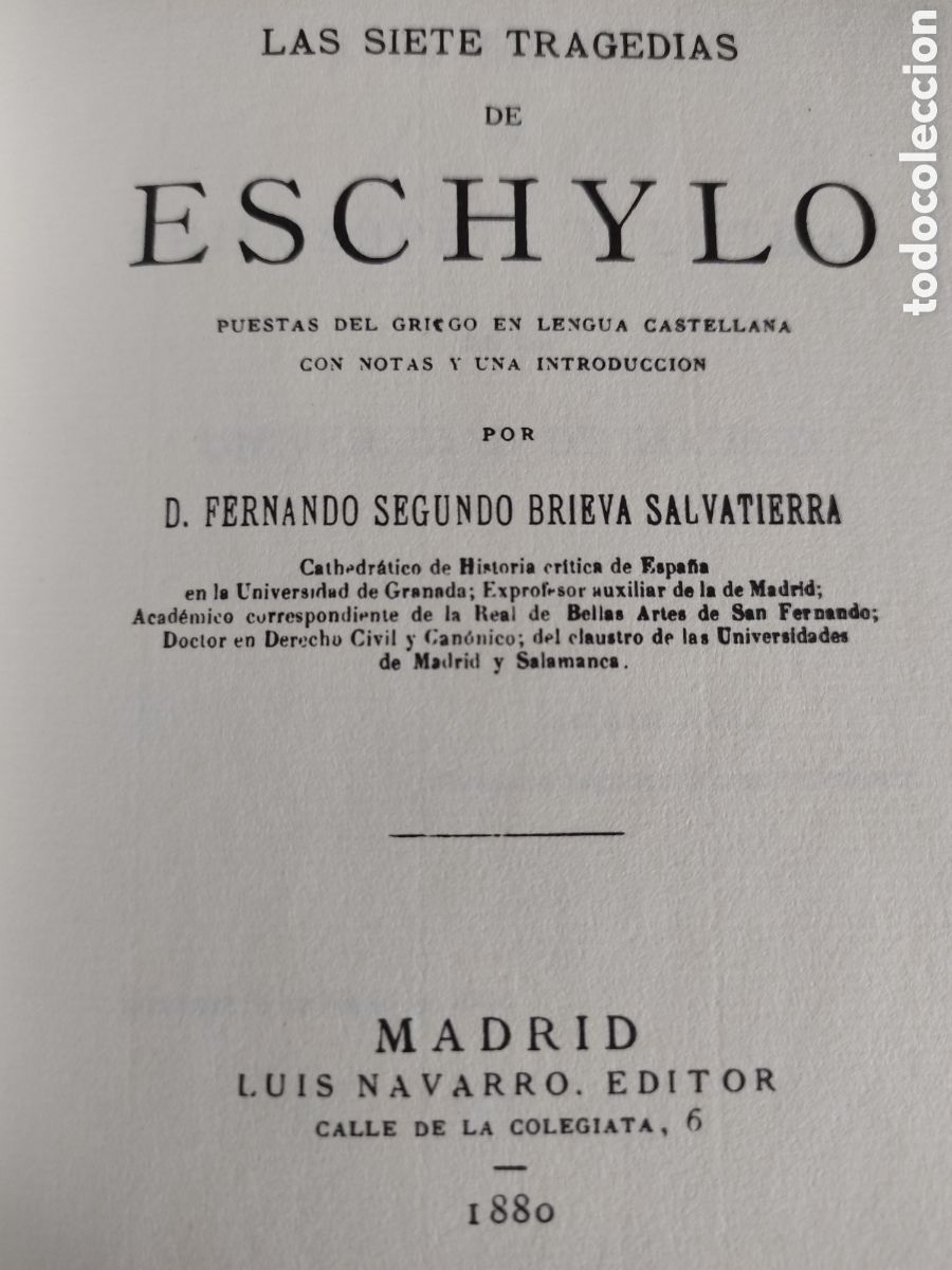 Libros de segunda mano: TRAGEDIAS GRIEGAS ESQUILO, EURIPIDES, SOFOCLES - AMIGOS DEL CIRCULO DEL BIBLIOFILO 3 TOMOS COMPLETA - Foto 7
