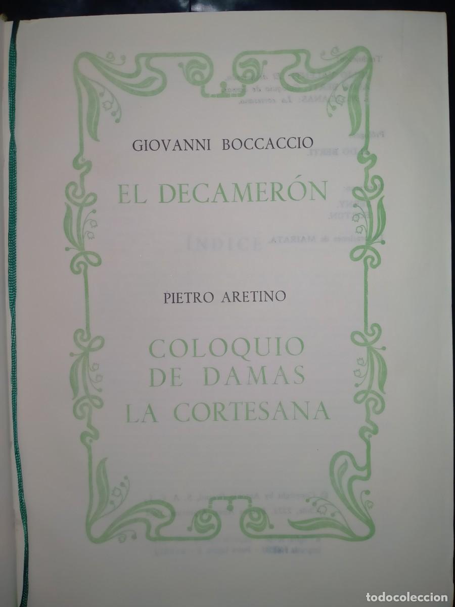 Libros de segunda mano: BOCCACCIO/ARETINO. OBRAS . EDAF - Foto 2