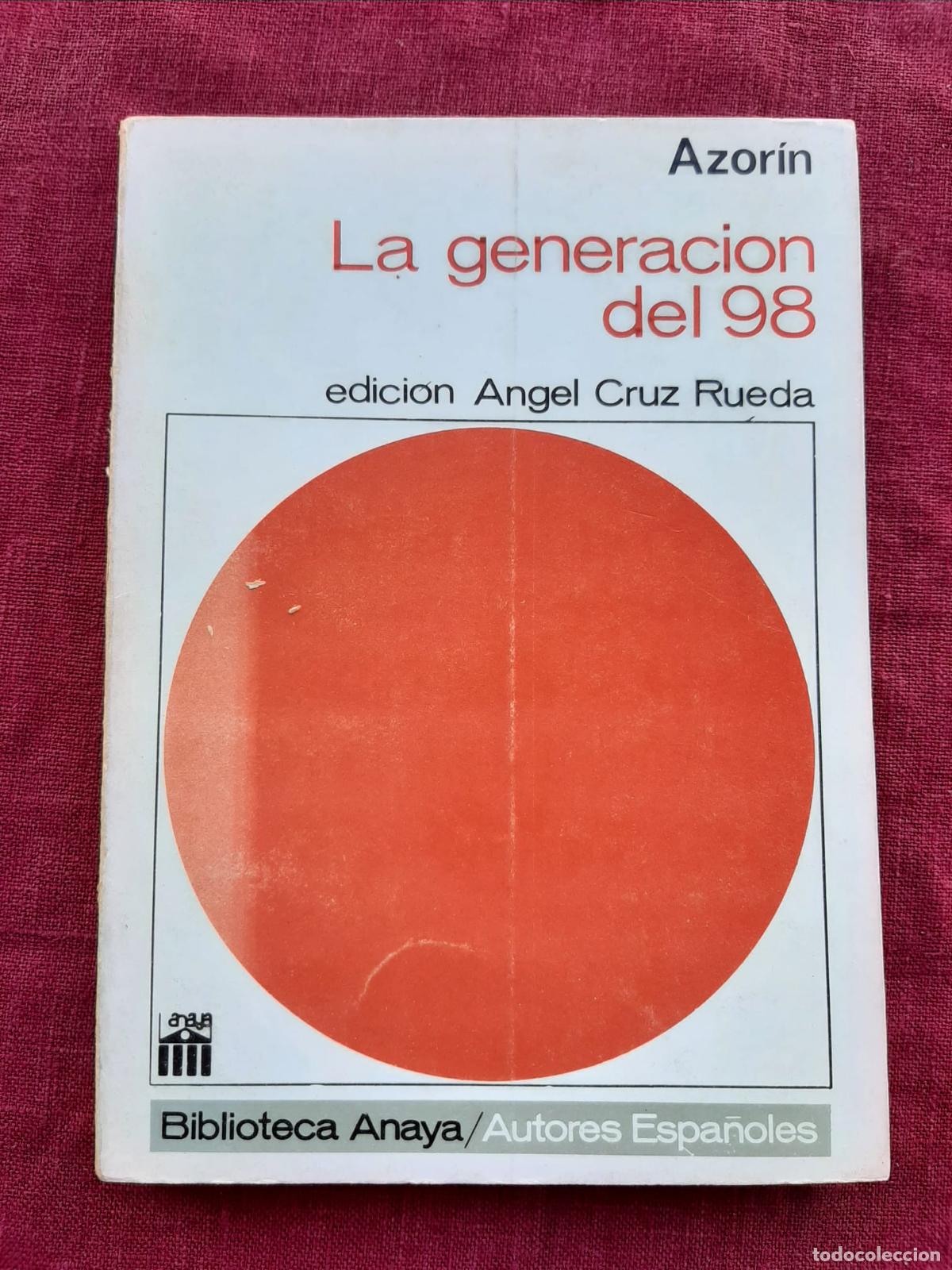 Libros de segunda mano: La Generaci&oacute;n del 98 - Azor&iacute;n - Foto 1