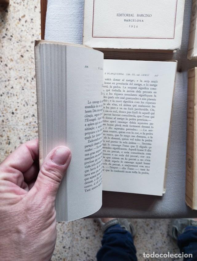 Libros de segunda mano: Llibre de Evast e Blanquerna (Volum I- II- III- IV). Ramon Llull. Barcino - Foto 3