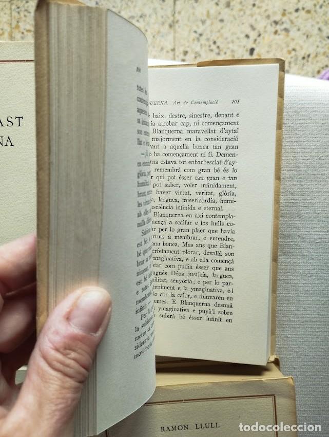 Libros de segunda mano: Llibre de Evast e Blanquerna (Volum I- II- III- IV). Ramon Llull. Barcino - Foto 5