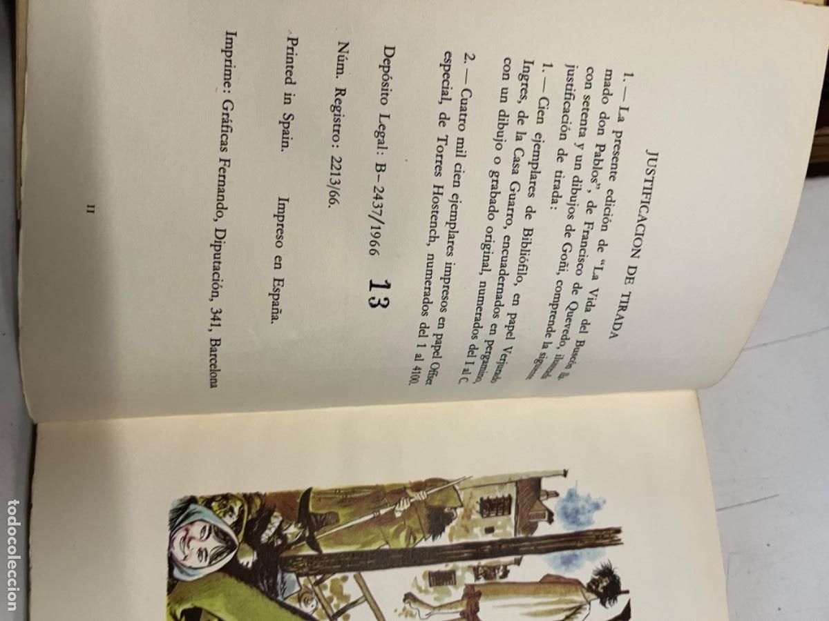 Libros de segunda mano: Quevedo, Francisco de. Vida del buscon llamado don Pablos - Foto 1