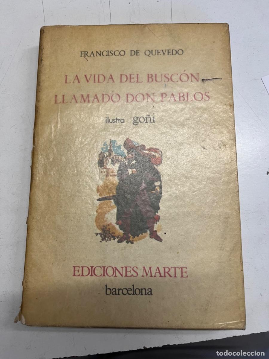 Libros de segunda mano: Quevedo, Francisco de. Vida del buscon llamado don Pablos - Foto 2
