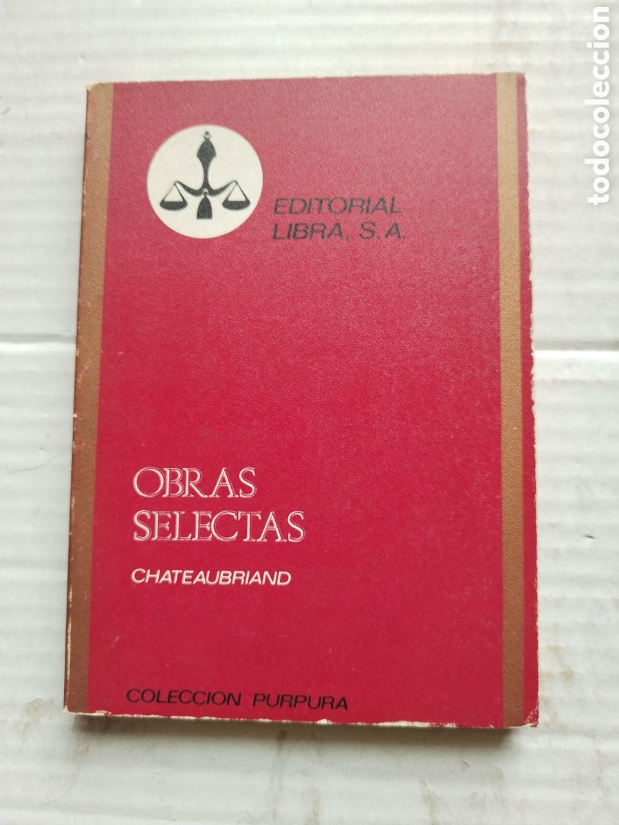 Livres d'occasion: OBRAS SELECTAS/CHATEAUBRIEND