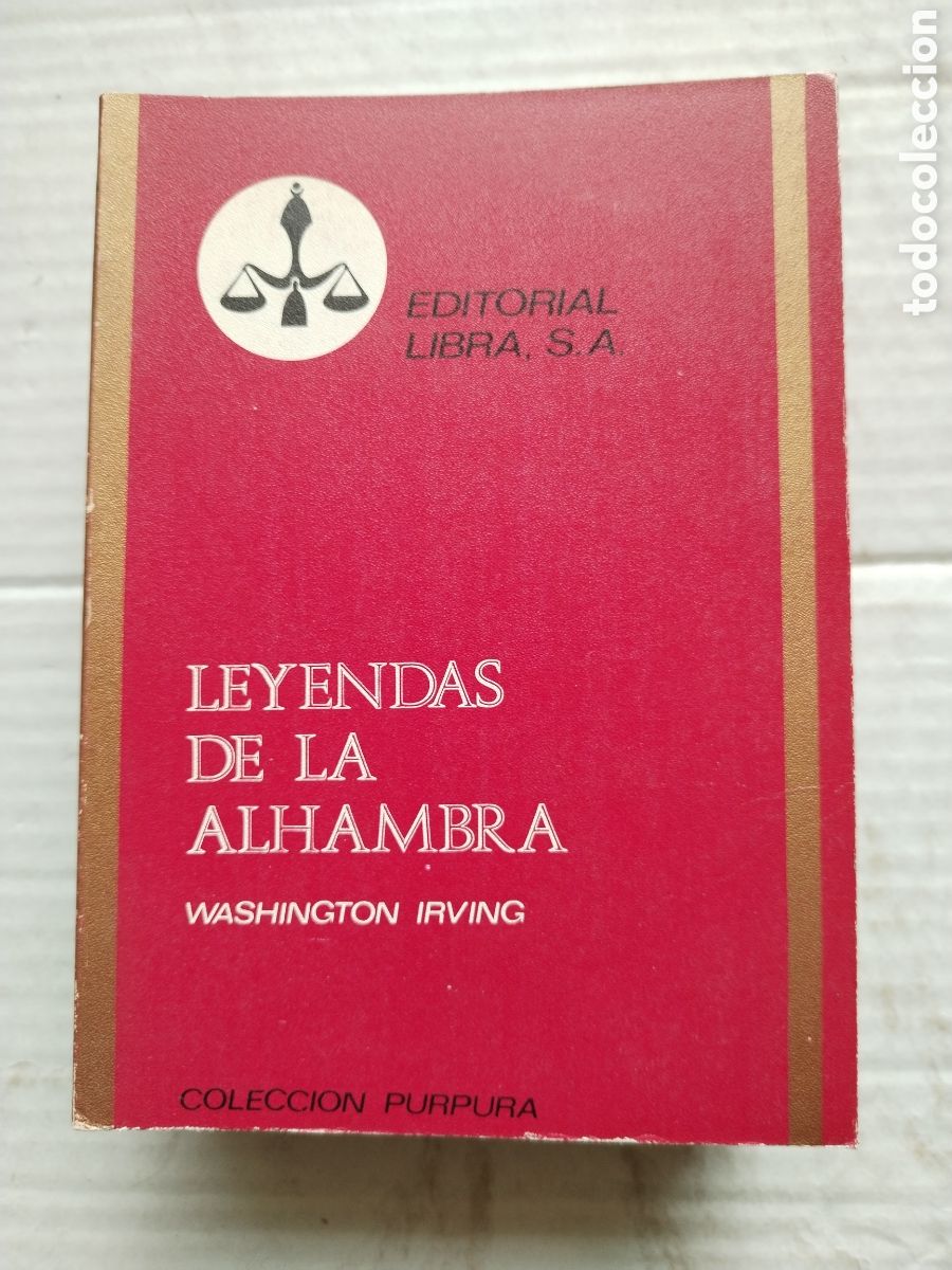 Libros de segunda mano: LEYENDAS DE LA ALHAMBRA/WASHINGTON IRWING