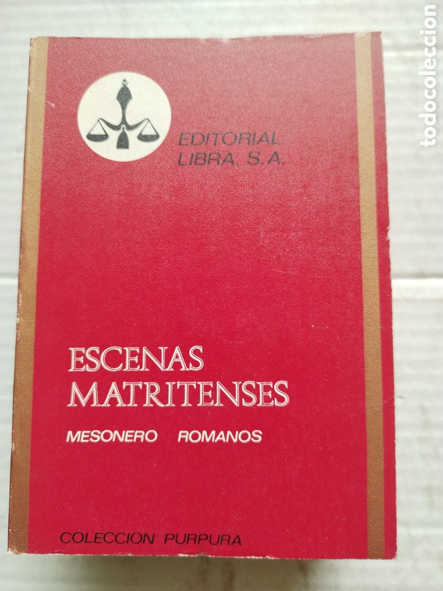 Livres d'occasion: ESCENAS MATRITENSES/MESONERO ROMANOS