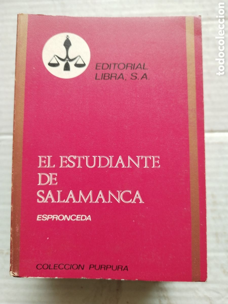 Livres d'occasion: EL ESTUDIANTE DE SALAMANCA/ESPRONCEDA