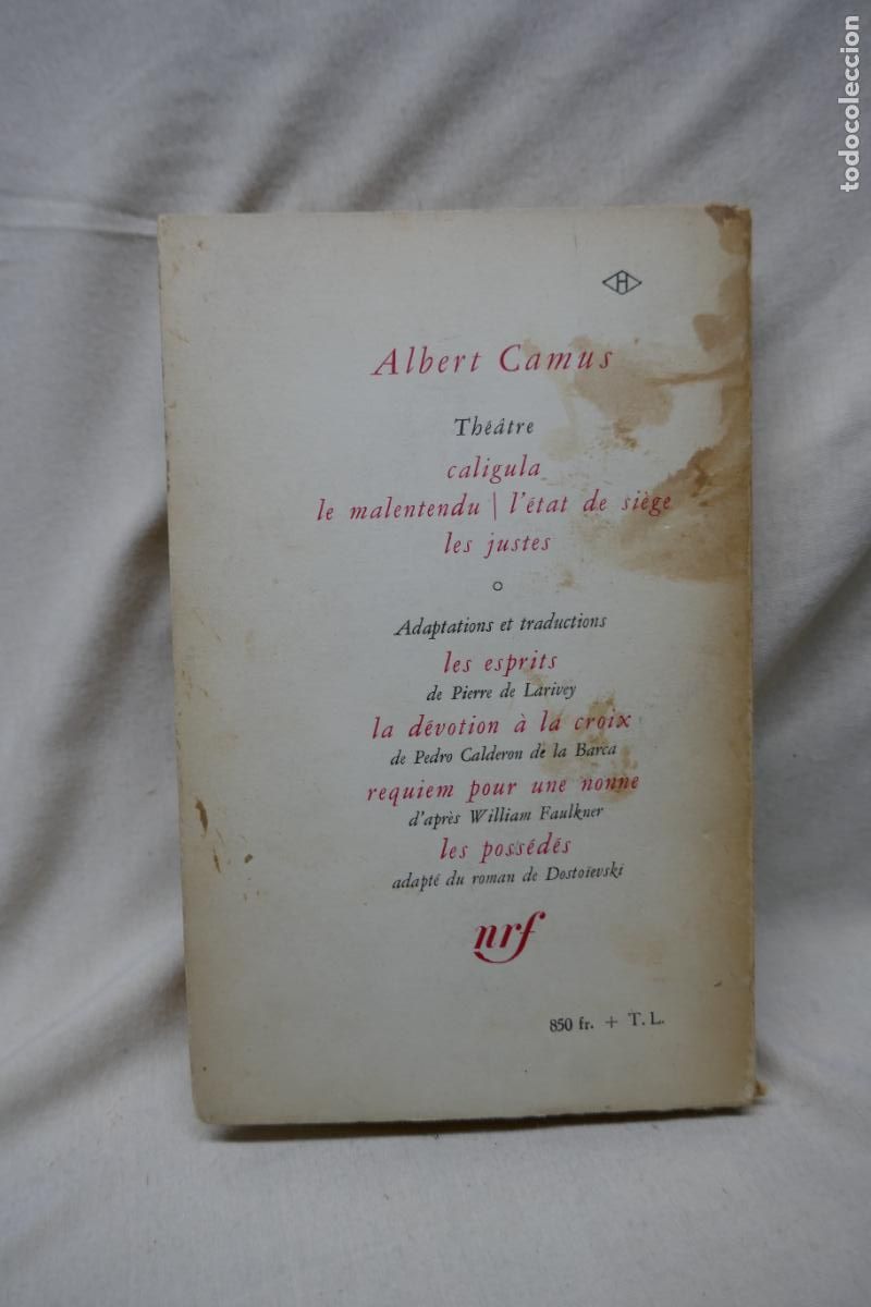Libros de segunda mano: LES POSS&Eacute;D&Eacute;S - ALBERT CAMUS / Fedor DOSTOIEVSKI (EN FRANC&Eacute;S) - Foto 24