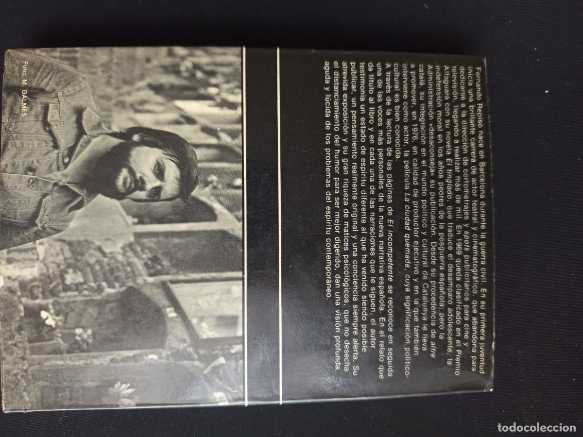 Libros de segunda mano: EL INCOMPETENTE, DE FERNANDO REPISO, PLANETA - Foto 2
