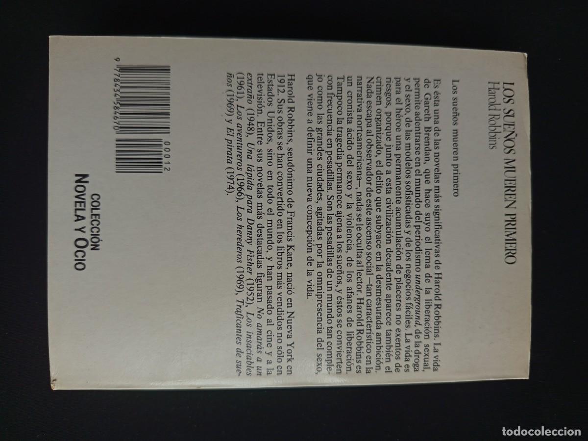 Libros de segunda mano: LOS SUE&Ntilde;OS MUEREN PRIMERO, DE HAROLD ROBBINS, SALVAT - Foto 2