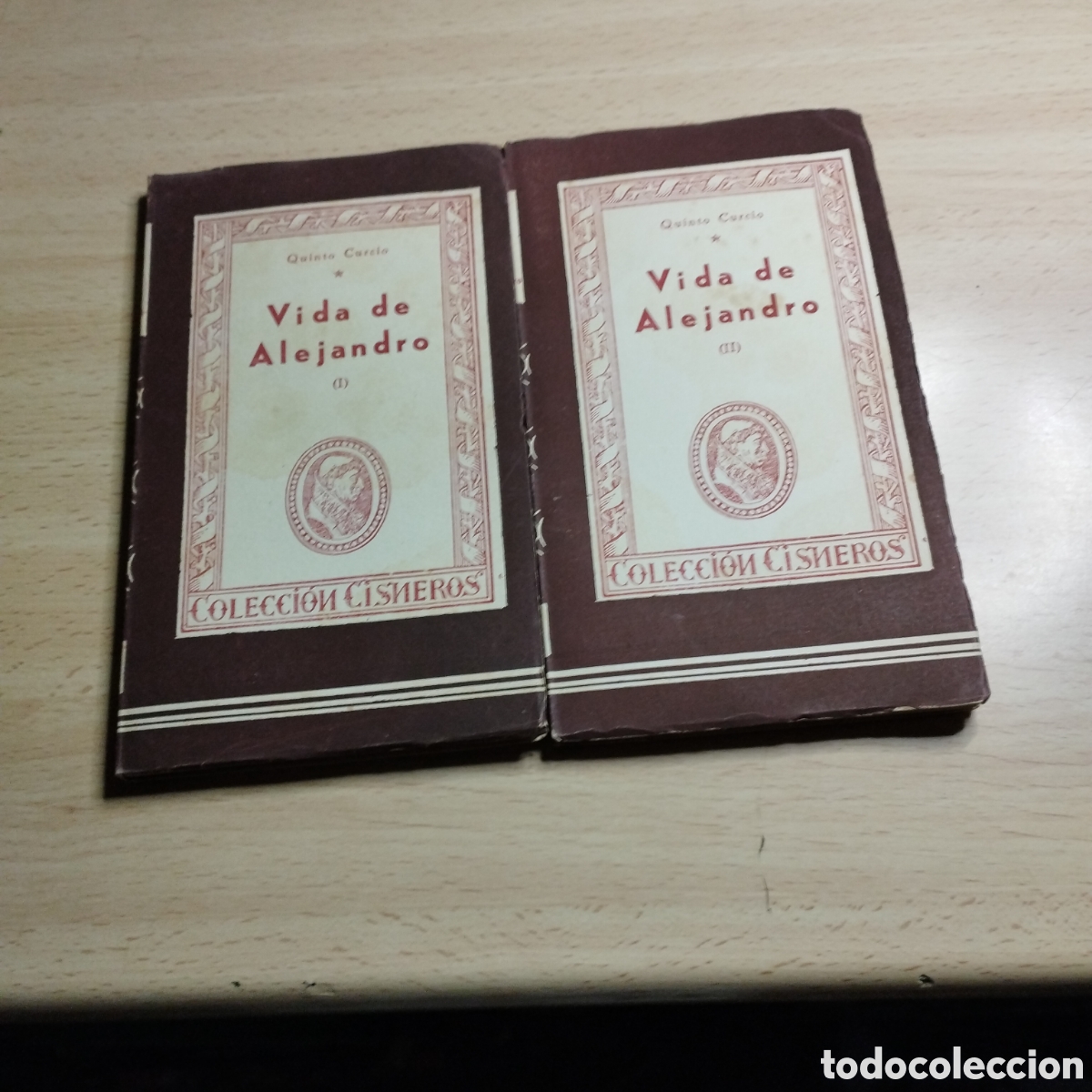 Libros de segunda mano: Vida de Alejandro. Tomos l y ll. Quinto Curcio. 1944. Colecci&oacute;n Cisneros - Foto 1