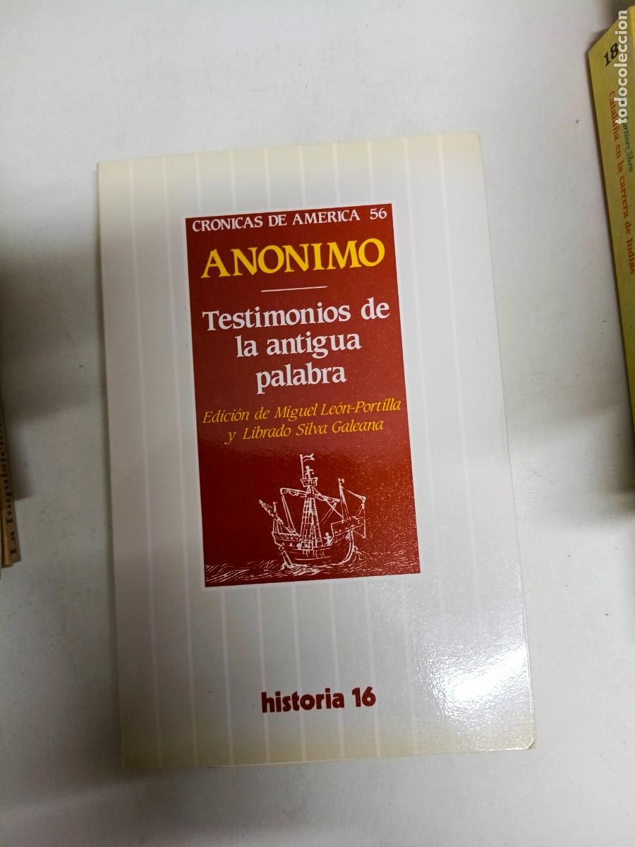 Libros de segunda mano: Testimonios de la antigua palabra - Anonimo - Foto 1