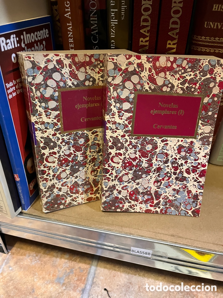 Libros de segunda mano: Blas58B novelas ejemplares (dos tomos) Miguel de Cervantes - Foto 1