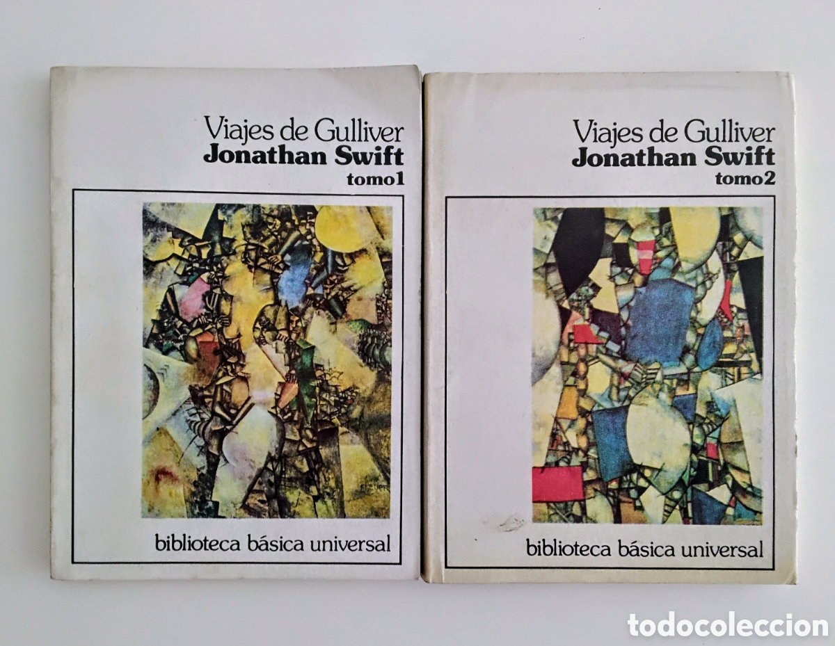 Libros de segunda mano: Jonathan Swift &mdash; Viajes de Gulliver. Dos tomos. (Biblioteca B&aacute;sica Universal, 1981) - Foto 1