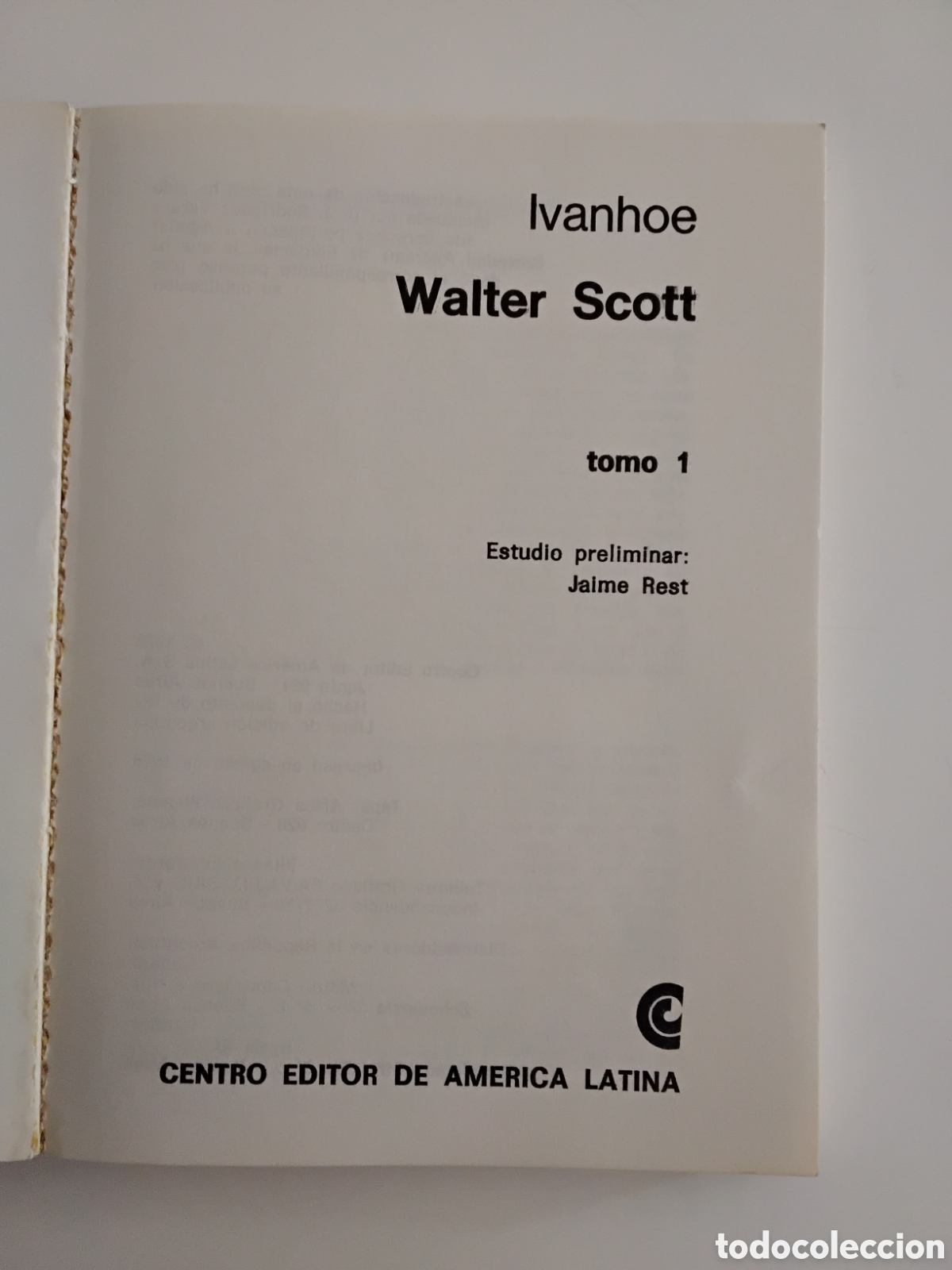 Libros de segunda mano: Walter Scott &mdash; Ivanhoe. Dos tomos. (Biblioteca B&aacute;sica Universal, 1978) - Foto 3