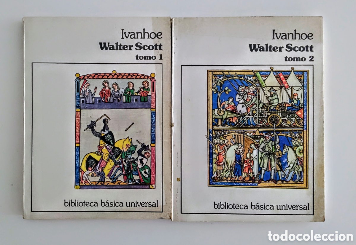 Libros de segunda mano: Walter Scott &mdash; Ivanhoe. Dos tomos. (Biblioteca B&aacute;sica Universal, 1978) - Foto 1