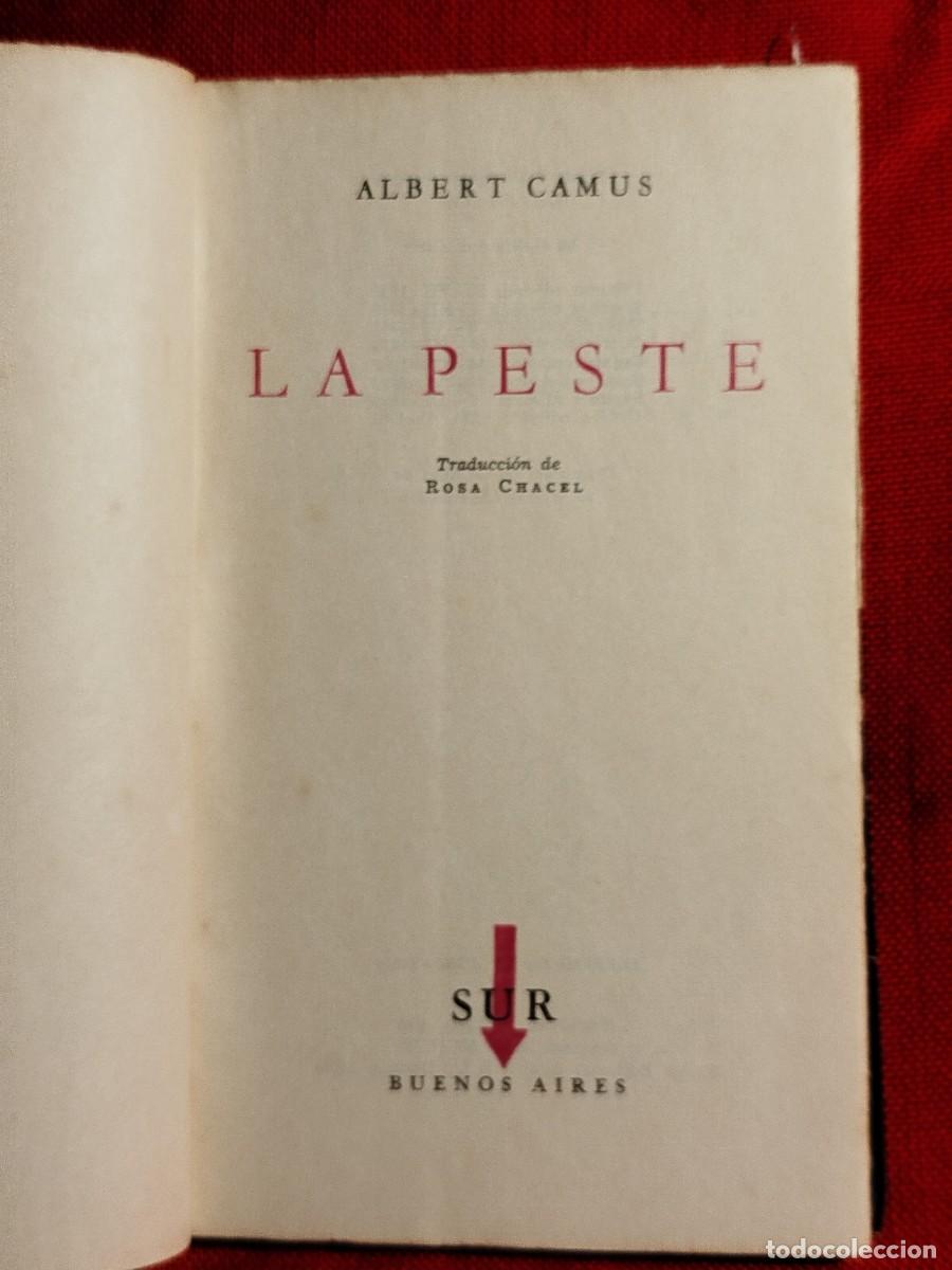 Libros de segunda mano: 1961. La peste. Albert Camus. - Foto 2