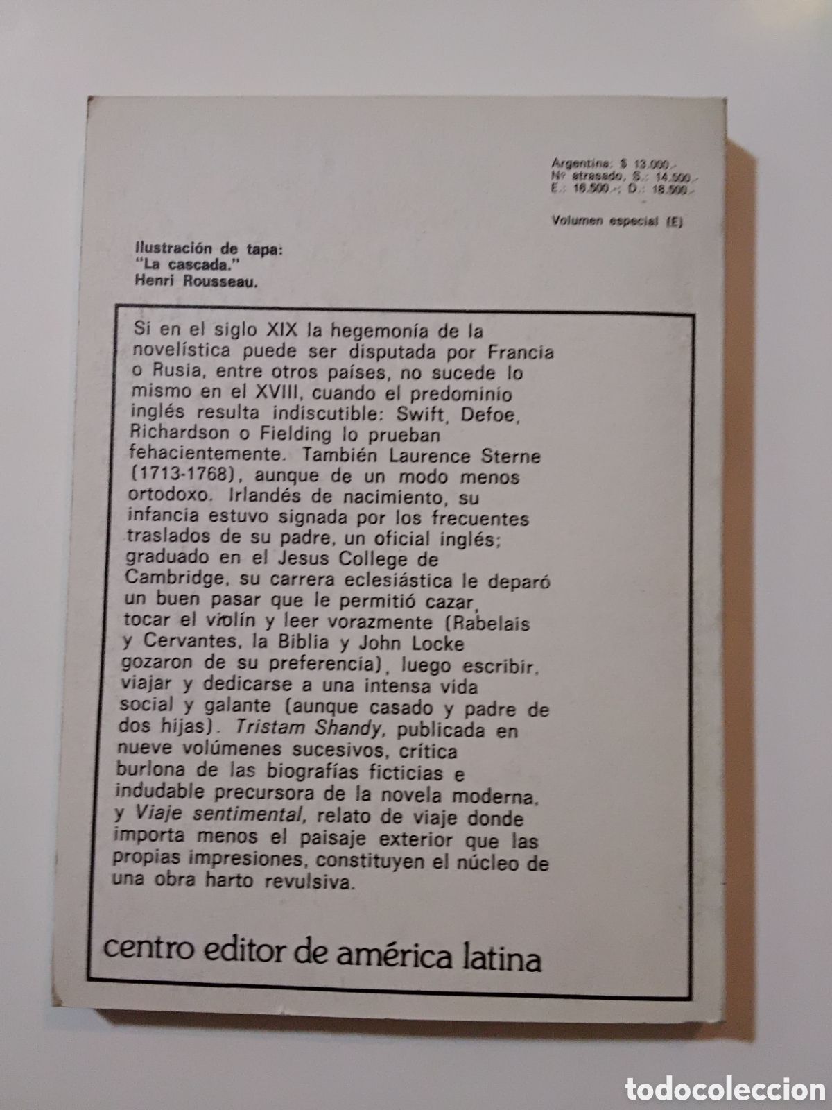 Libros de segunda mano: Laurence Sterne &mdash; Viaje sentimental. (Biblioteca B&aacute;sica Universal, 1981) - Foto 4