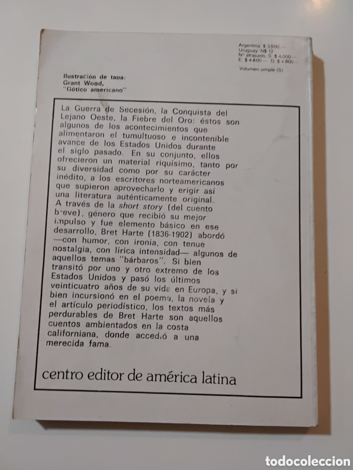 Libros de segunda mano: Bret Harte &mdash; Cuentos del oeste. (Biblioteca B&aacute;sica Universal, 1980) - Foto 2