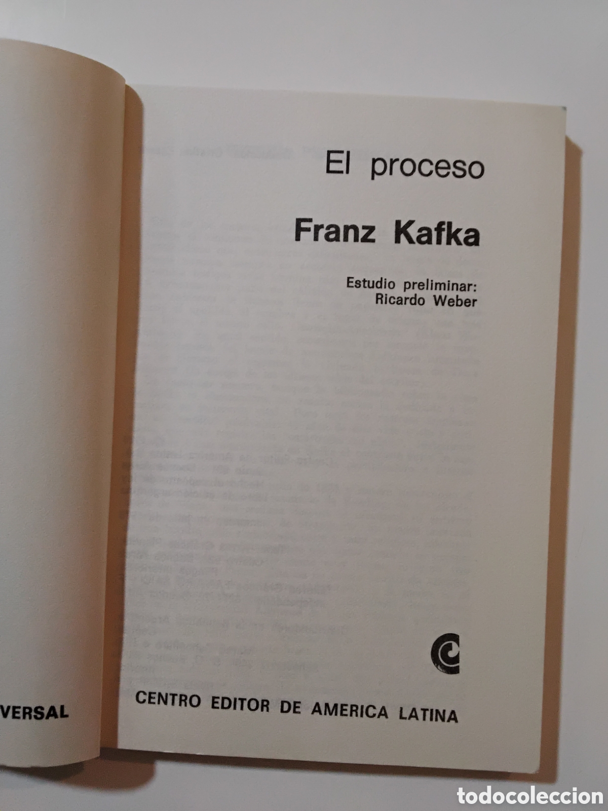 Libros de segunda mano: Franz Kafka &mdash; El proceso. (Biblioteca B&aacute;sica Universal, 1978) - Foto 3