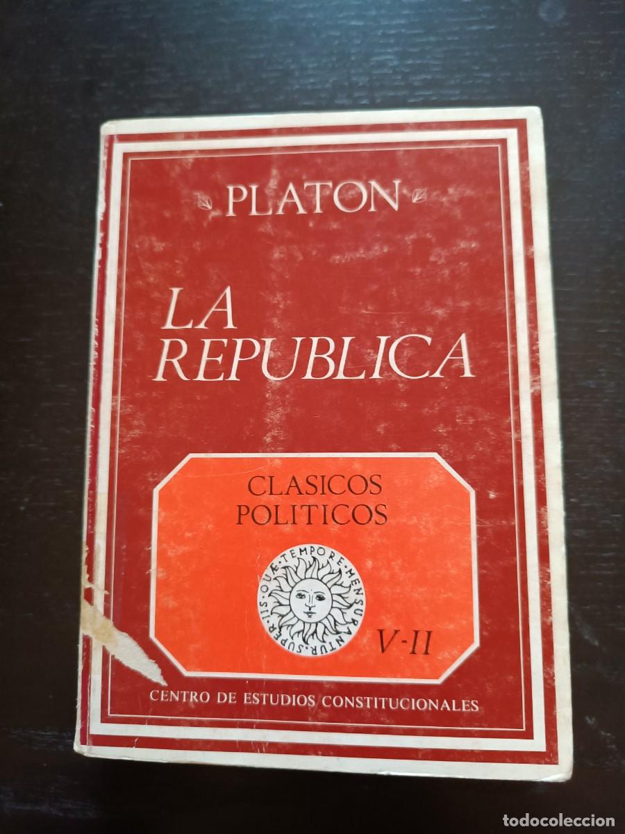 Libros de segunda mano: La Rep&uacute;blica V-II - Plat&oacute;n. Centro de Estudios Constitucionales - Foto 1