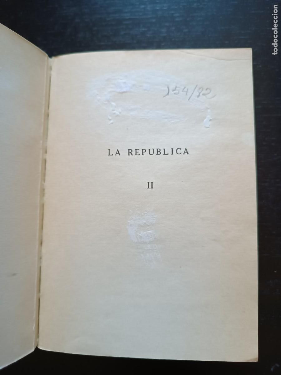 Libros de segunda mano: La Rep&uacute;blica V-II - Plat&oacute;n. Centro de Estudios Constitucionales - Foto 5