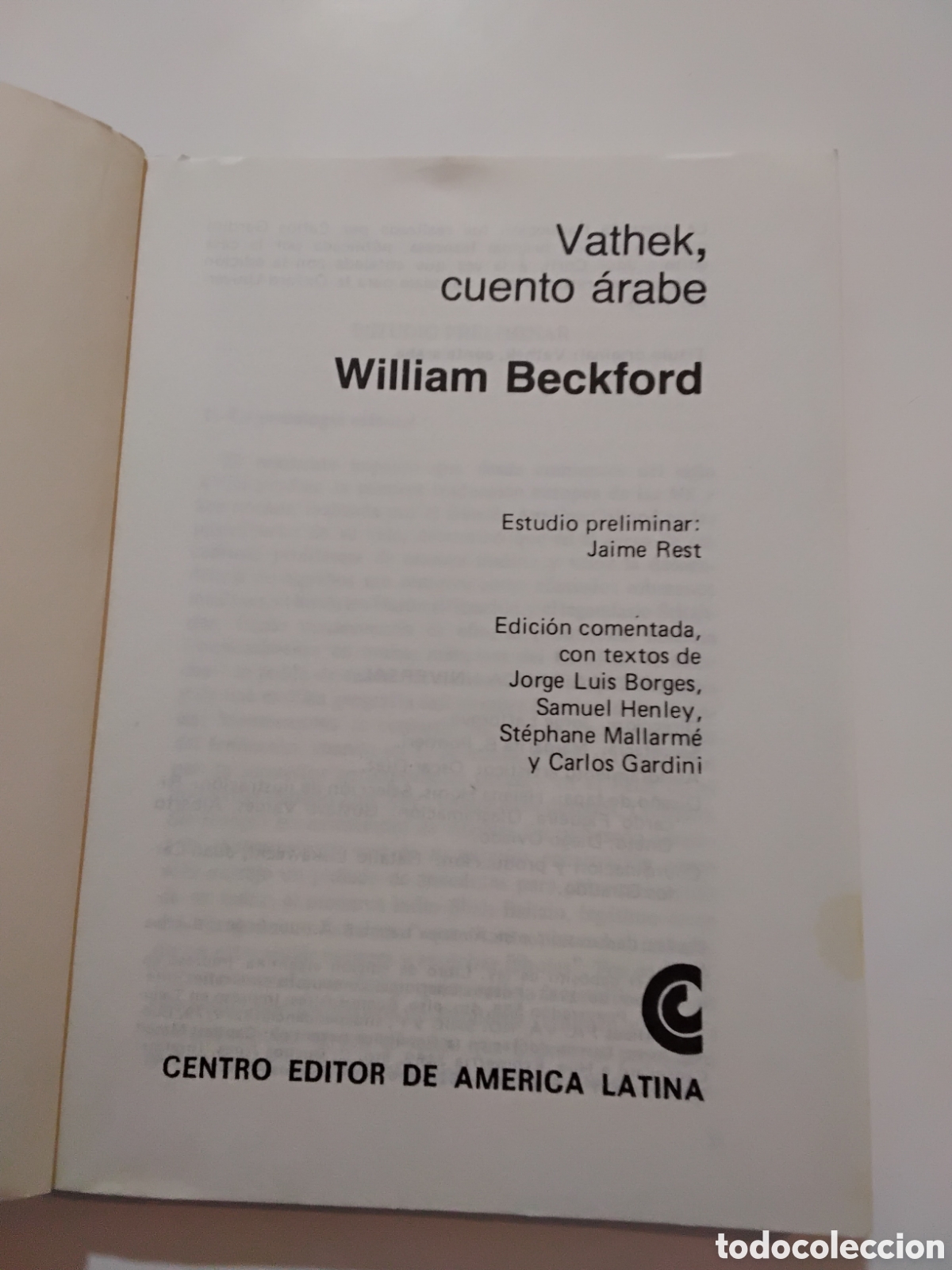 Libros de segunda mano: Vathek, cuento &aacute;rabe &mdash; William Beckford (Biblioteca B&aacute;sica Universal, 1981) - Foto 3