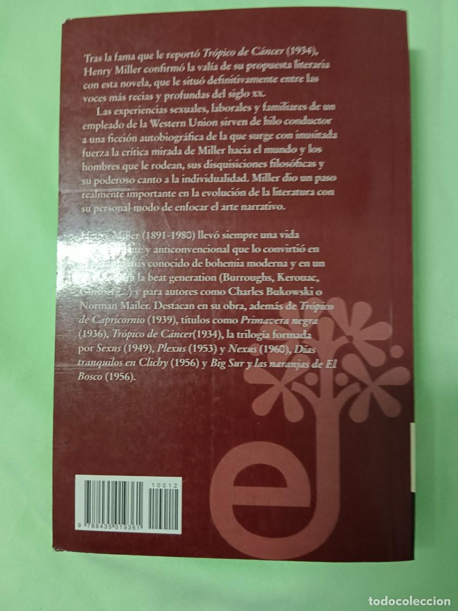 Libros de segunda mano: TROPICO DE CAPRICORNIO - Foto 3
